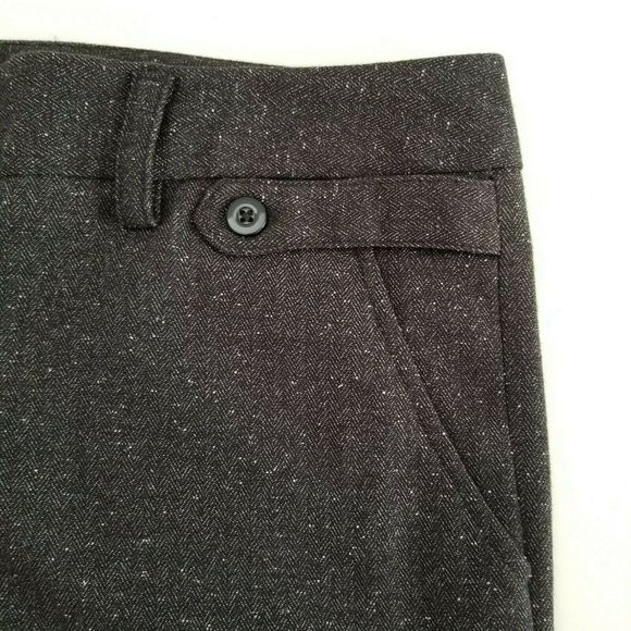 Sandro Sportswear Pants Womens 12 Gray High Rise Trousers Pockets Career - Picture 3 of 7